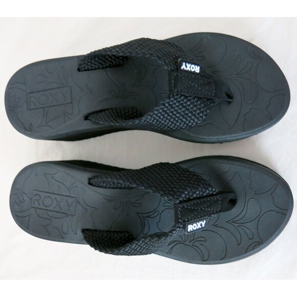 NWT in Box ROXY Kal Black Platform Flip Flop - 7 - Picture 2 of 13